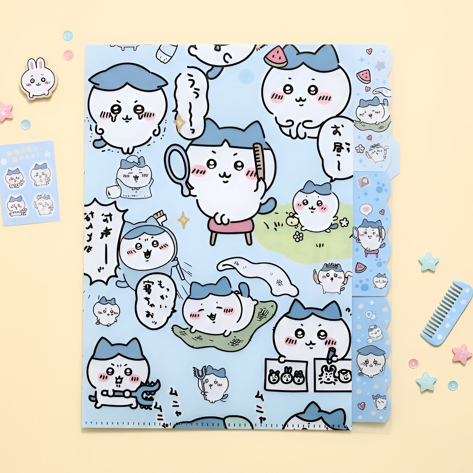 Chiikawa A4 Folder With Dividers