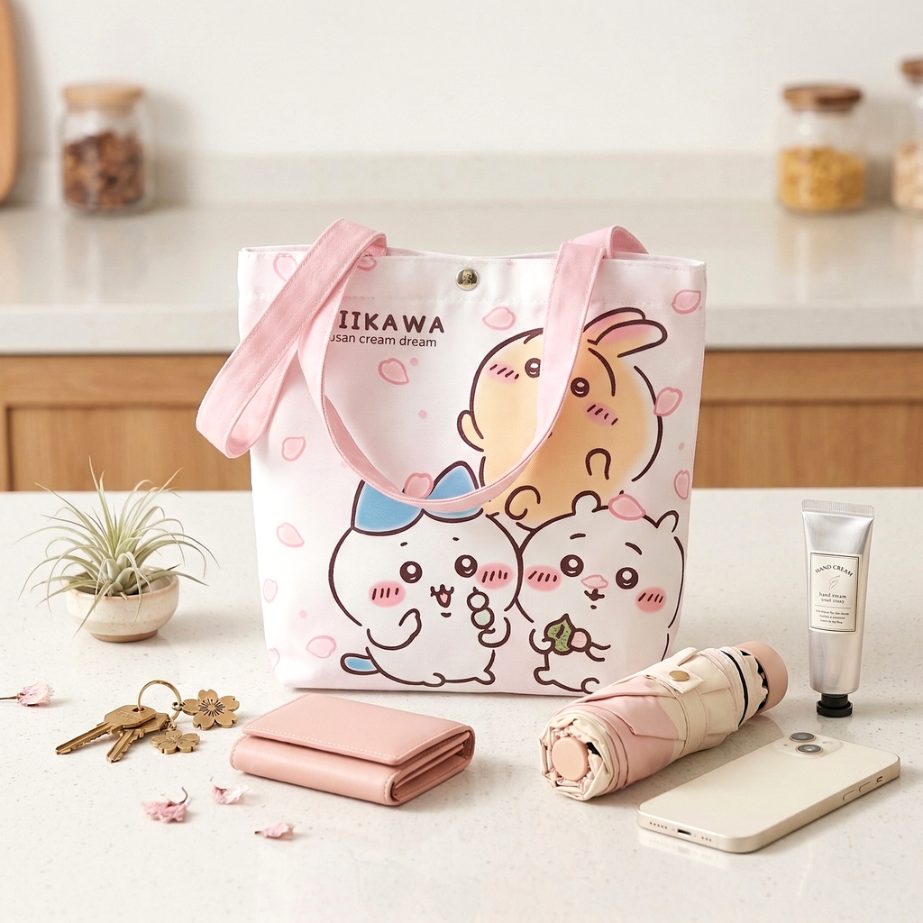 Chiikawa Bunny Cheer Tote Bag