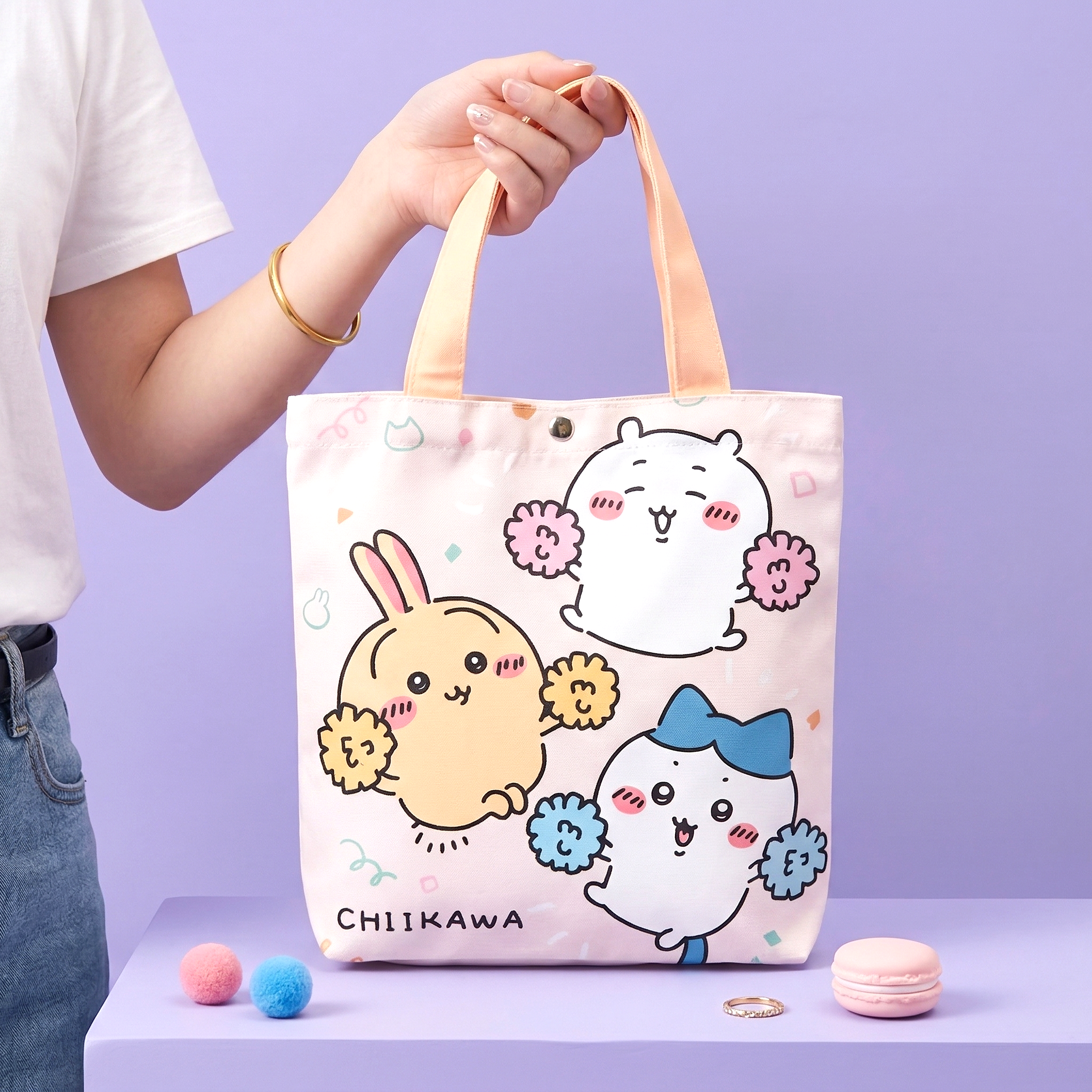 Chiikawa Bunny Cheer Tote Bag