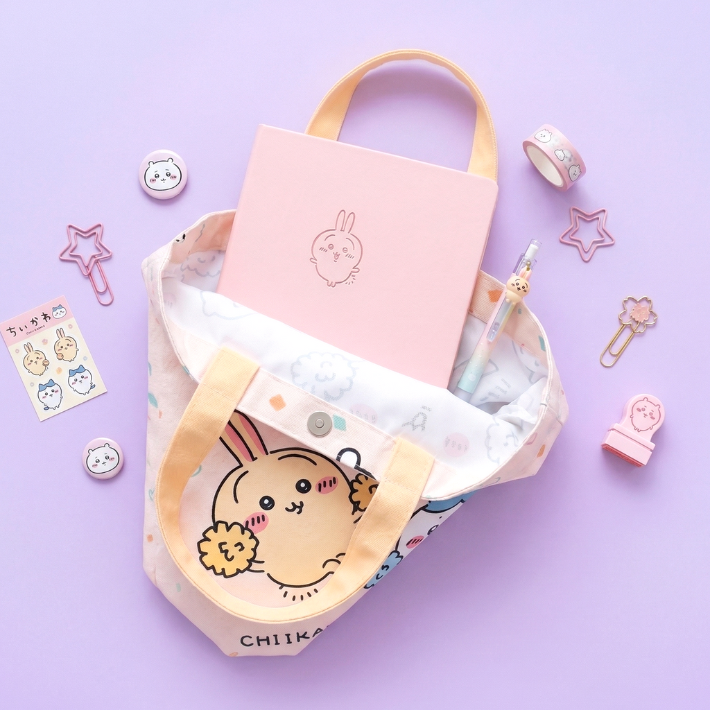 Chiikawa Bunny Cheer Tote Bag
