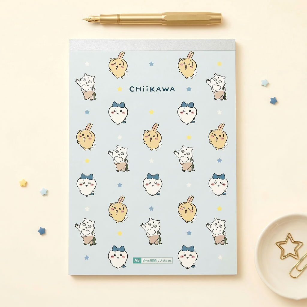 Chiikawa Happy Friends Large Notepad