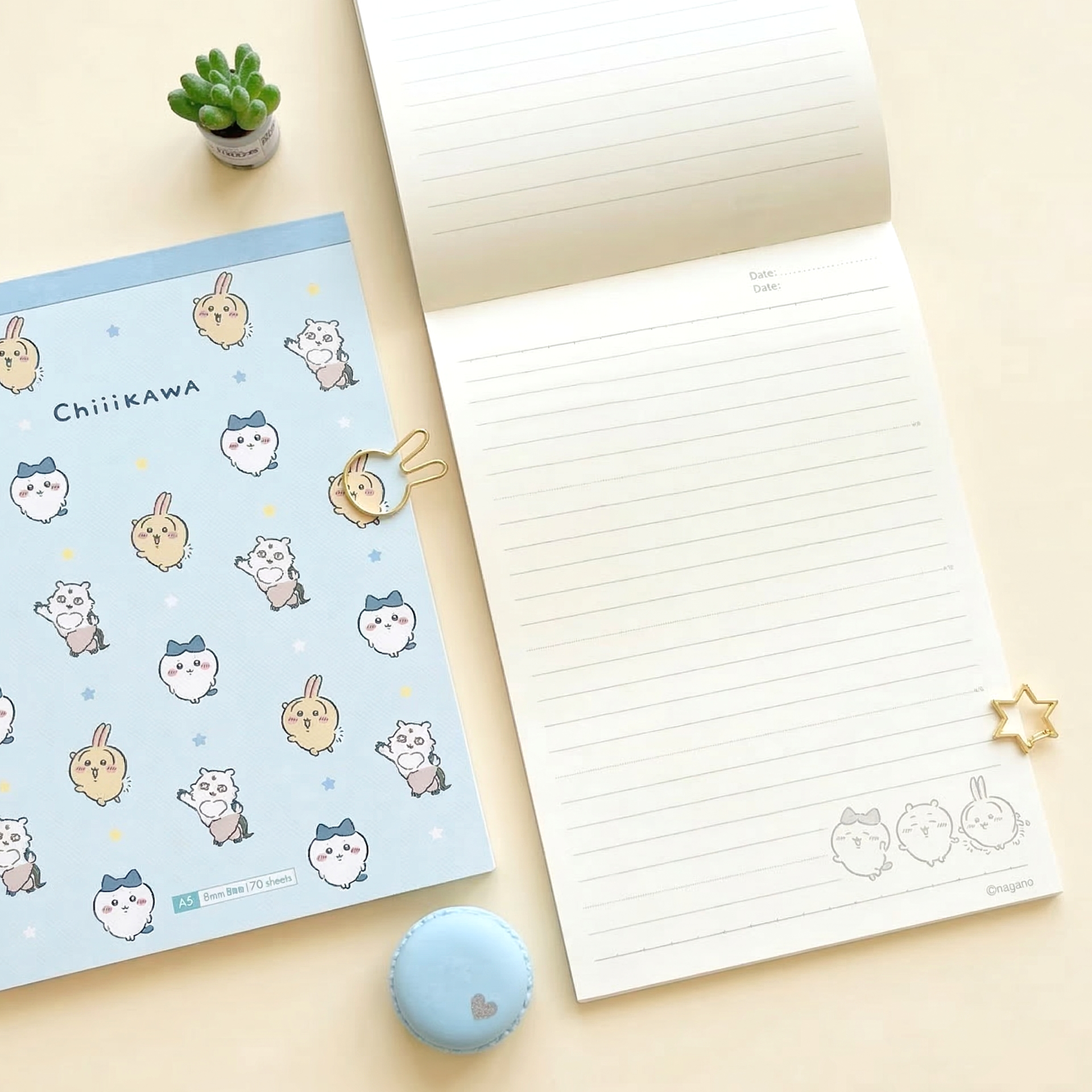 Chiikawa Happy Friends Large Notepad