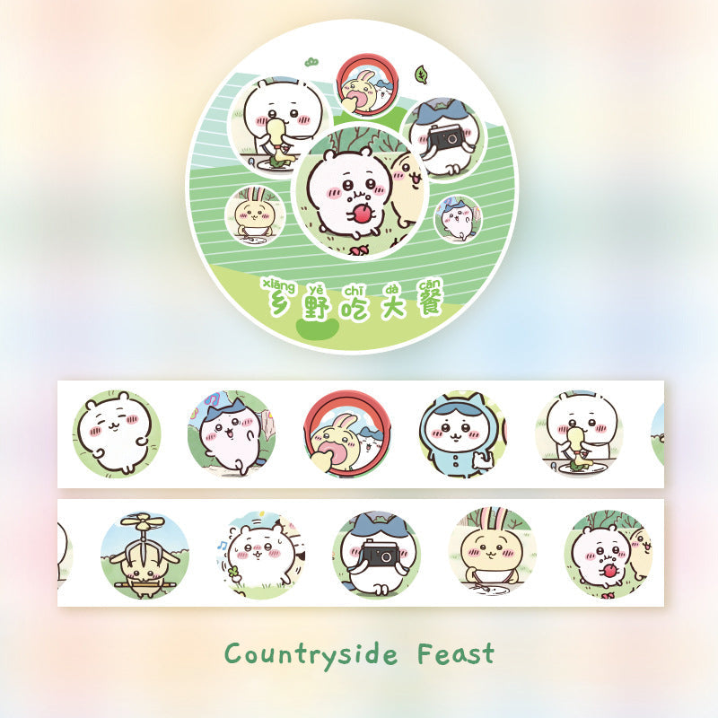 Chiikawa Masking Sticker Roll