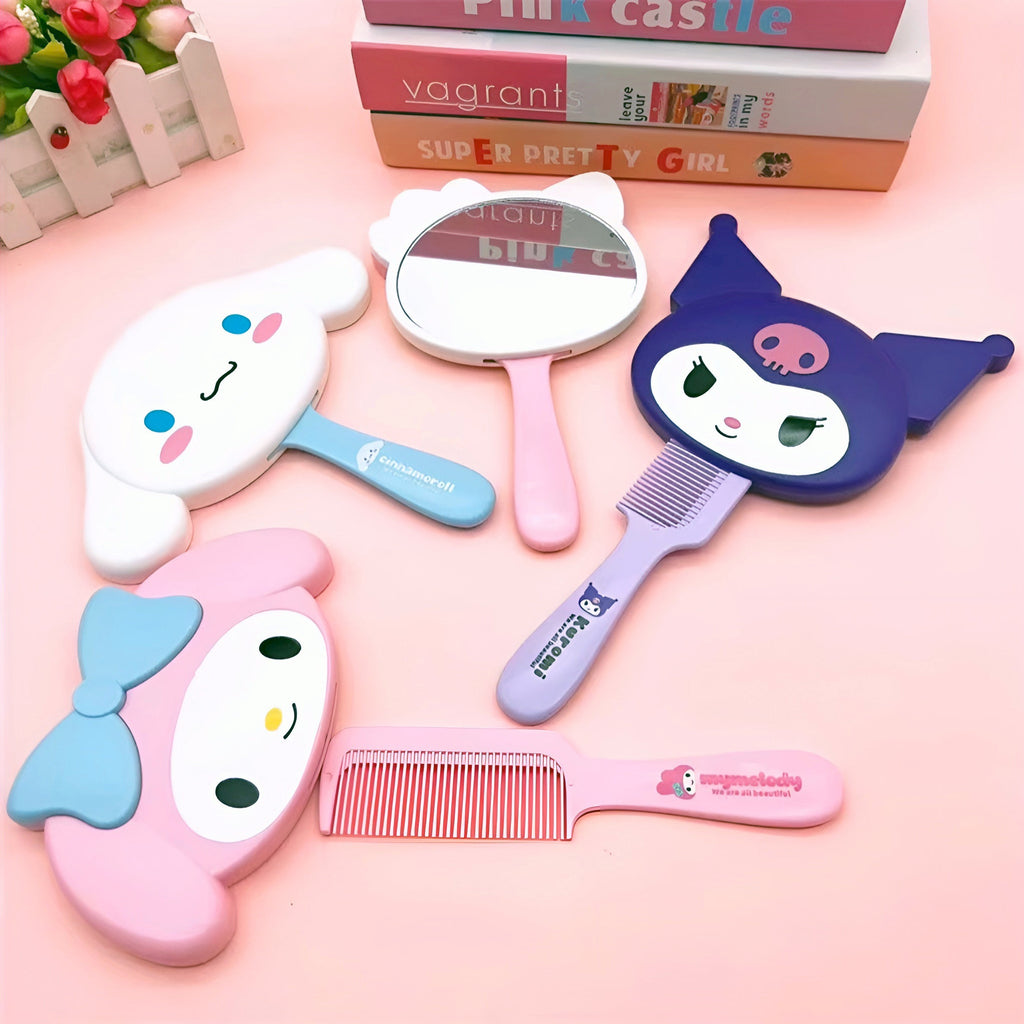Sanrio Mirror + Comb Vanity Set - Cinnamoroll