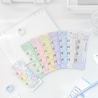 ClearView Cube Paper Clips Set