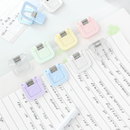 ClearView Cube Paper Clips Set
