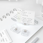 ClearView Cube Paper Clips Set