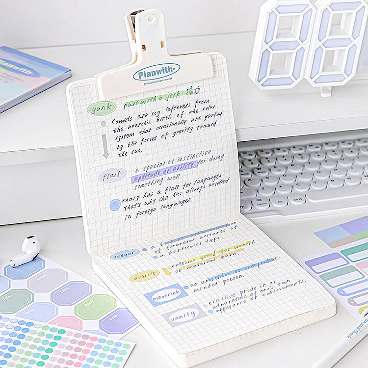 ClearView Organization Sticker Book
