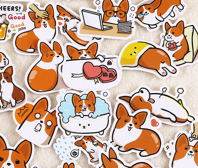 Coco The Corgi Stickers
