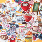 Coffee Shop Paper Stickers