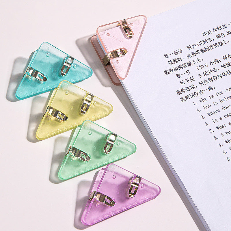 Color Pop Corner Paper Clips