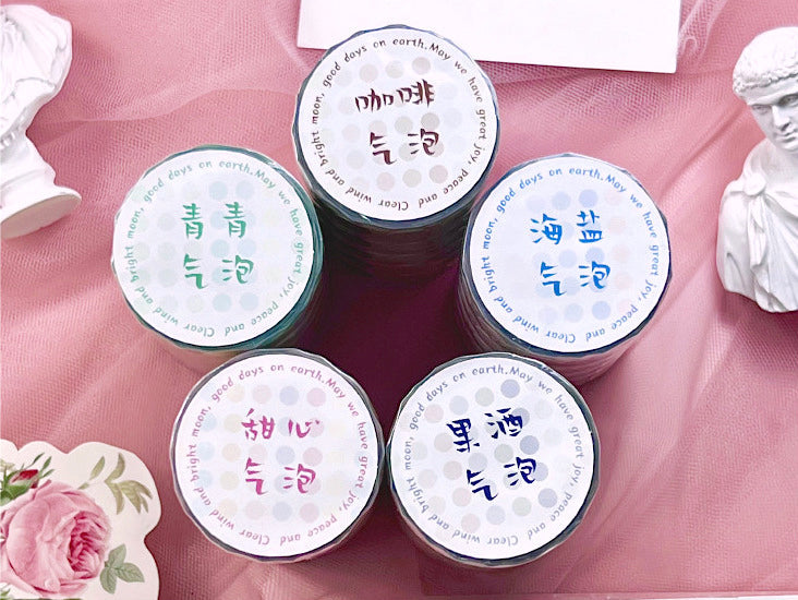 Colorful Dots Washi Sticker Roll