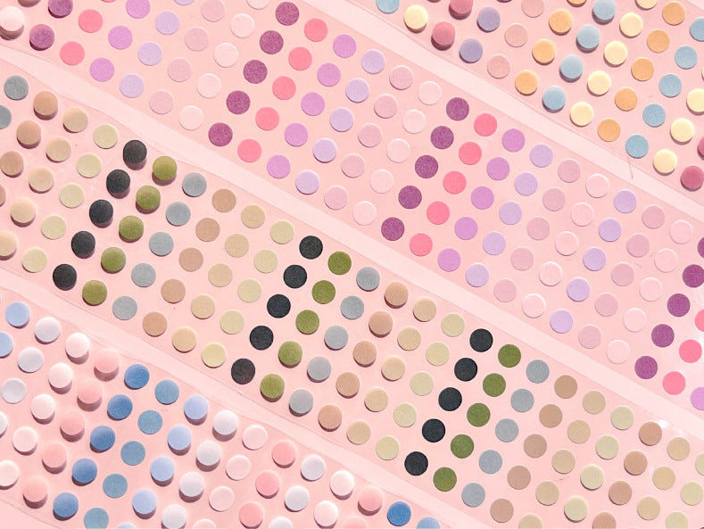 Colorful Dots Washi Sticker Roll