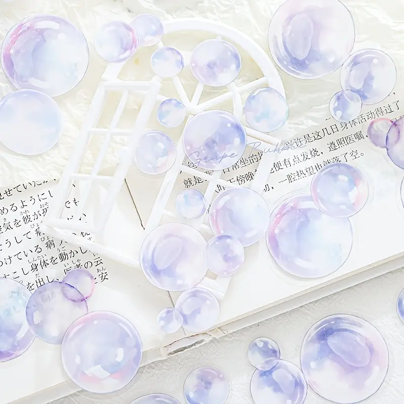 Colorful Soap Bubbles Stickers