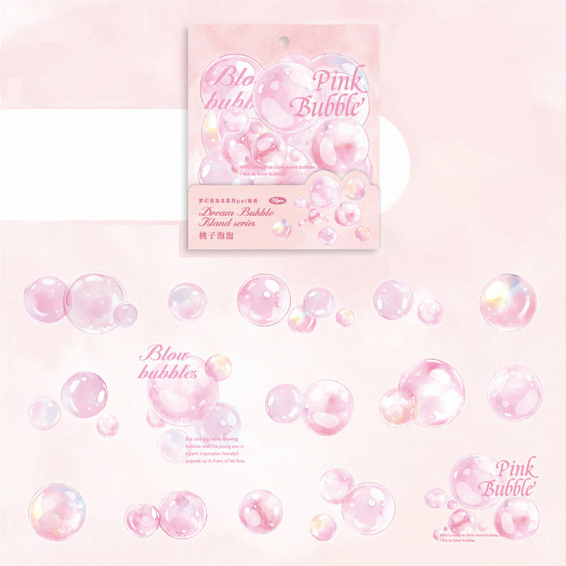 Colorful Soap Bubbles Stickers