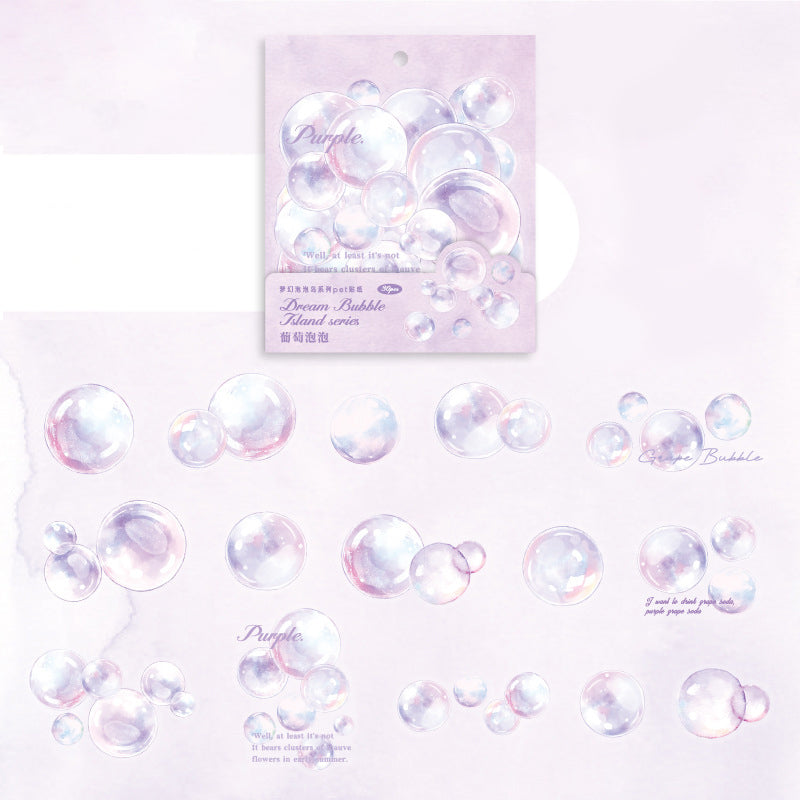 Colorful Soap Bubbles Stickers