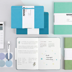 Paper Ideas Hardcover Notebook - Cool Colors - A5