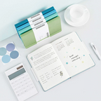 Paper Ideas Hardcover Notebook - Cool Colors - A5