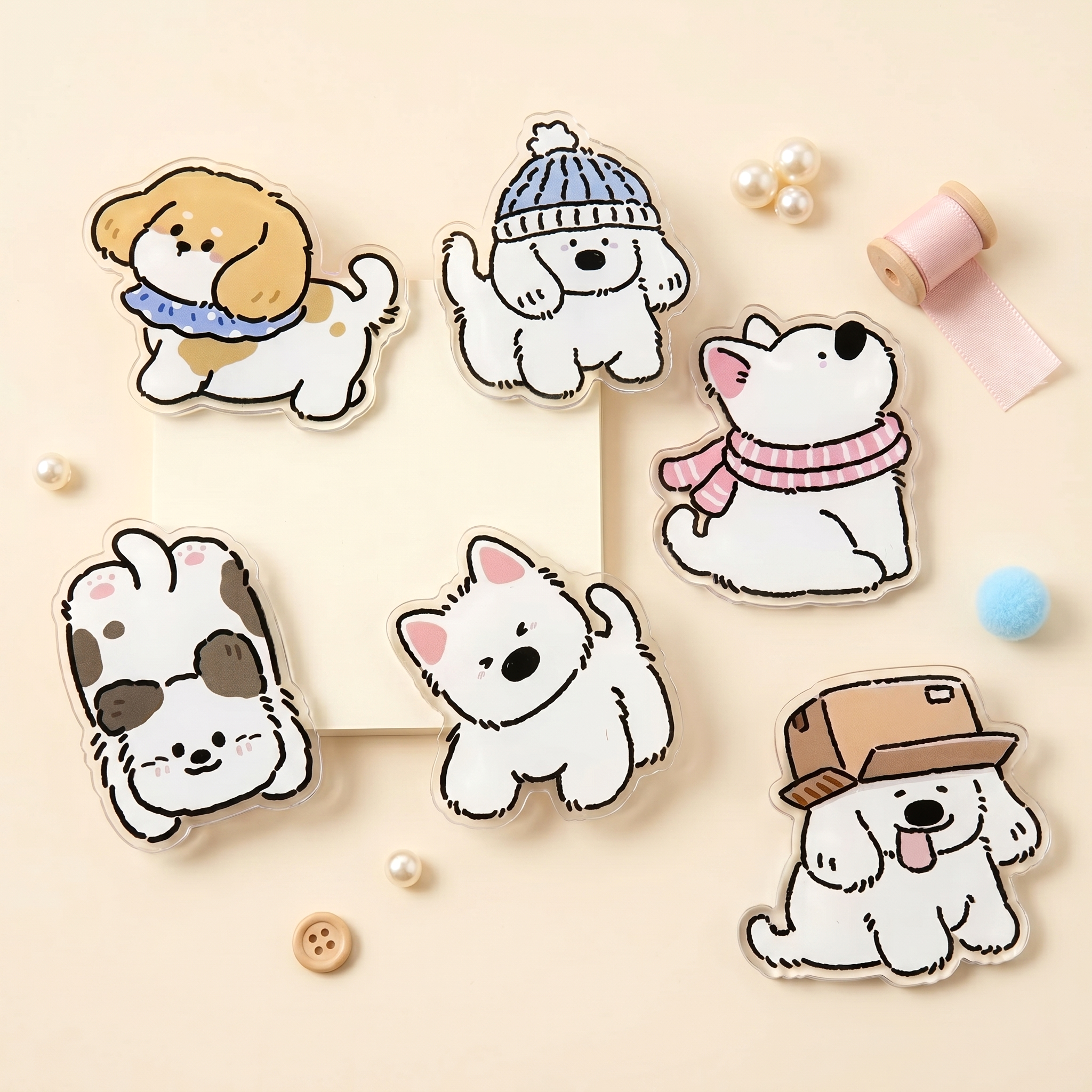 Cozy Pup Paper Clips