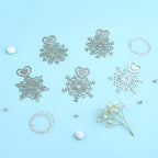 Crystal Snowflake Metallic Bookmark