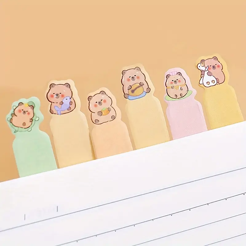 Cute Capybara Index Sticky Notes