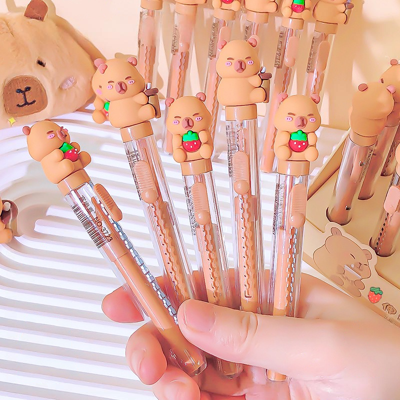 Cute Capybara Retractable Eraser