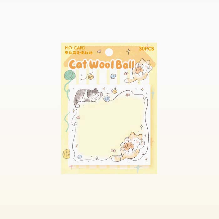 Cute Cat Chronicles Sticky Notes
