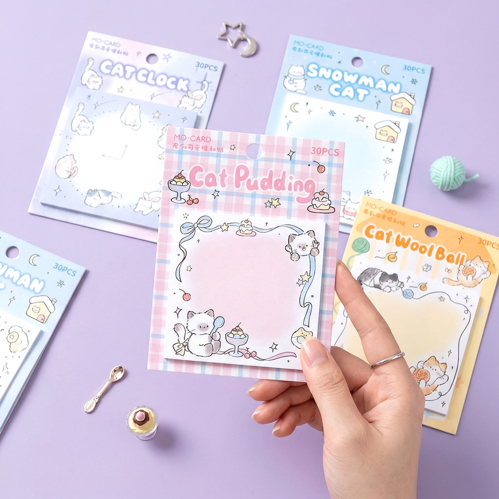 Cute Cat Chronicles Sticky Notes