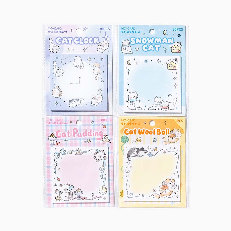 Cute Cat Chronicles Sticky Notes
