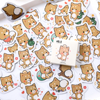 Cheery Puppy Paper Stickers