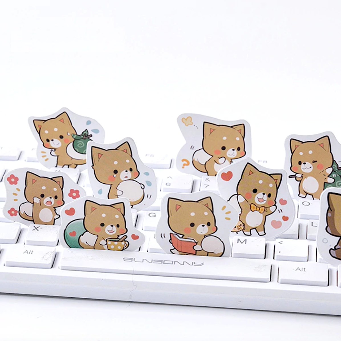 Cheery Puppy Paper Stickers
