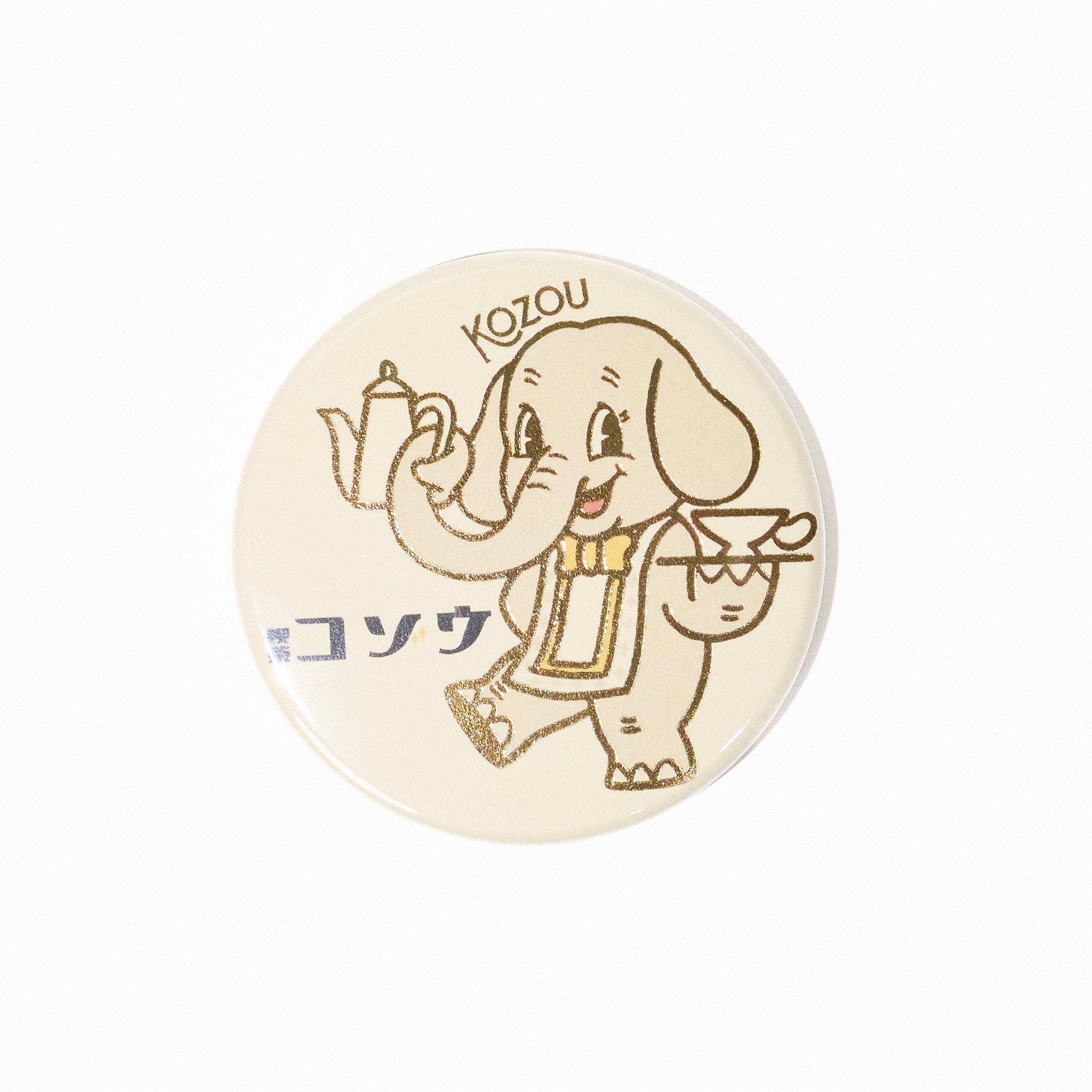 ROKKAKU x ob1toy Retro Post Foil-Stamped Badge / ROKKAKU