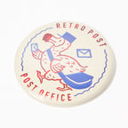 ROKKAKU x ob1toy Retro Post Foil-Stamped Badge / ROKKAKU