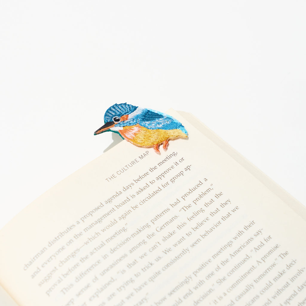 Embroidered Bird Bookmark / HISAGO