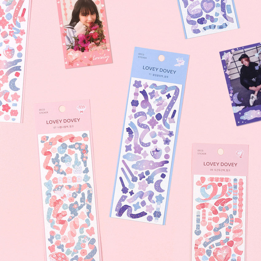 Dash & Dot Lovey Dovey Hologram Stickers