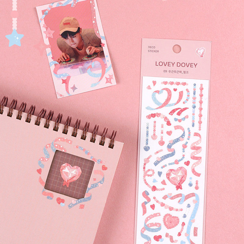 Dash & Dot Lovey Dovey Hologram Stickers