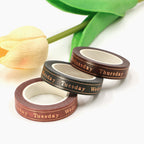 Days Of The Week Washi Tape