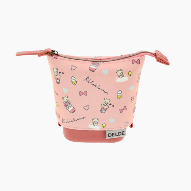 Delde Slide Pen Case - Rilakkuma - Limited Edition - Red & Pink