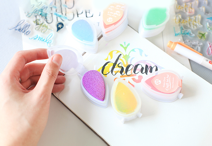Dew Drop Color Ink Pad 6-Pack