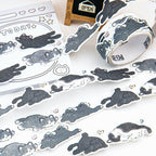 Doki-Doki Kitty Die-Cut Masking Tapes