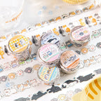 Doki-Doki Kitty Die-Cut Masking Tapes