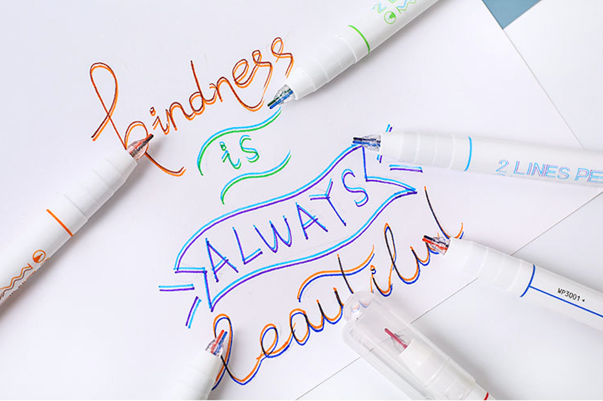 Double Line Color Pen