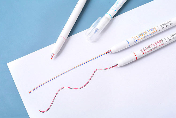 Double Line Color Pen