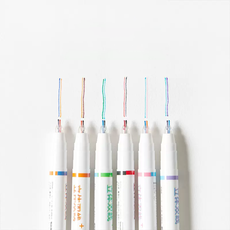 Double Line Color Pen