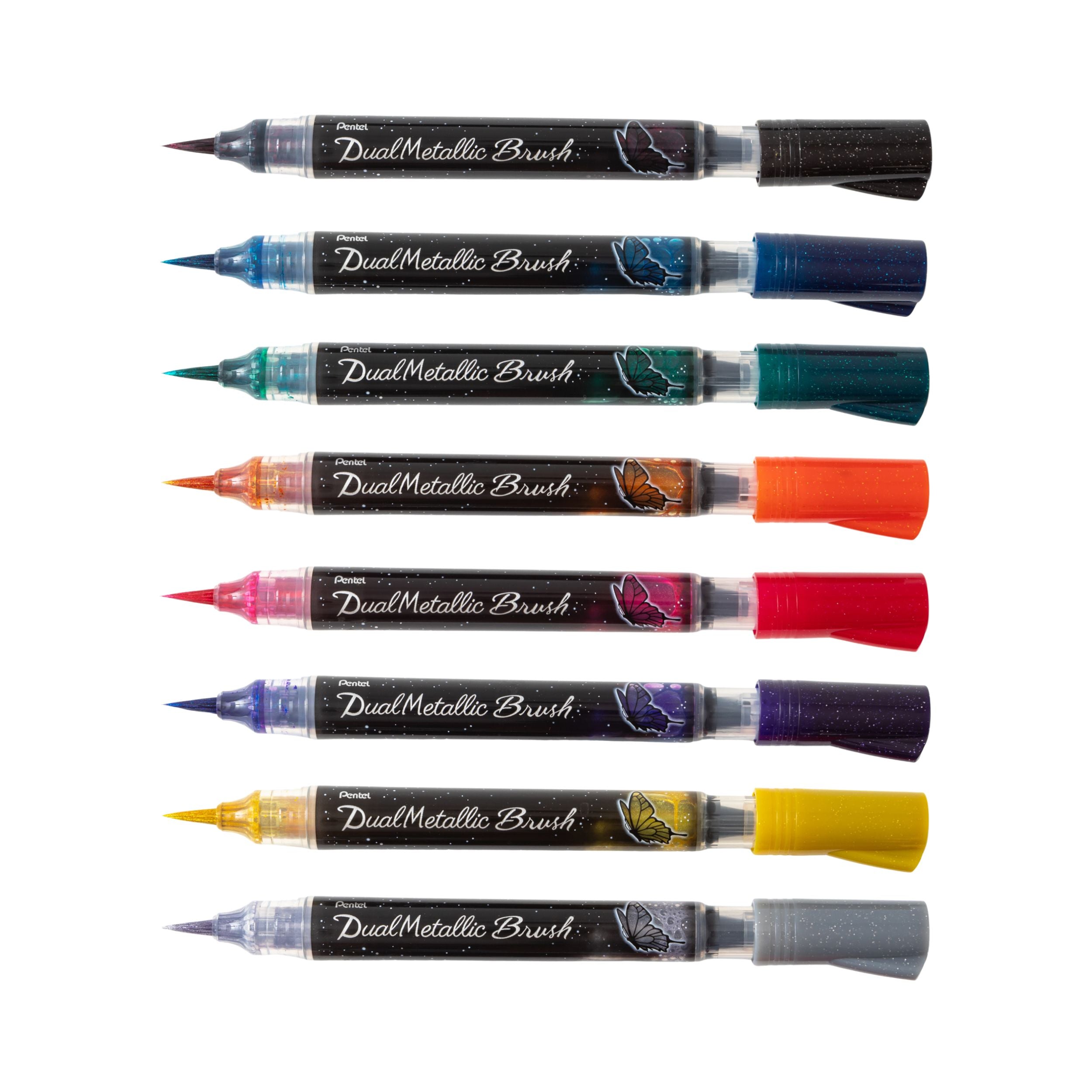 Dual Metallic Brush - 8 Color Set