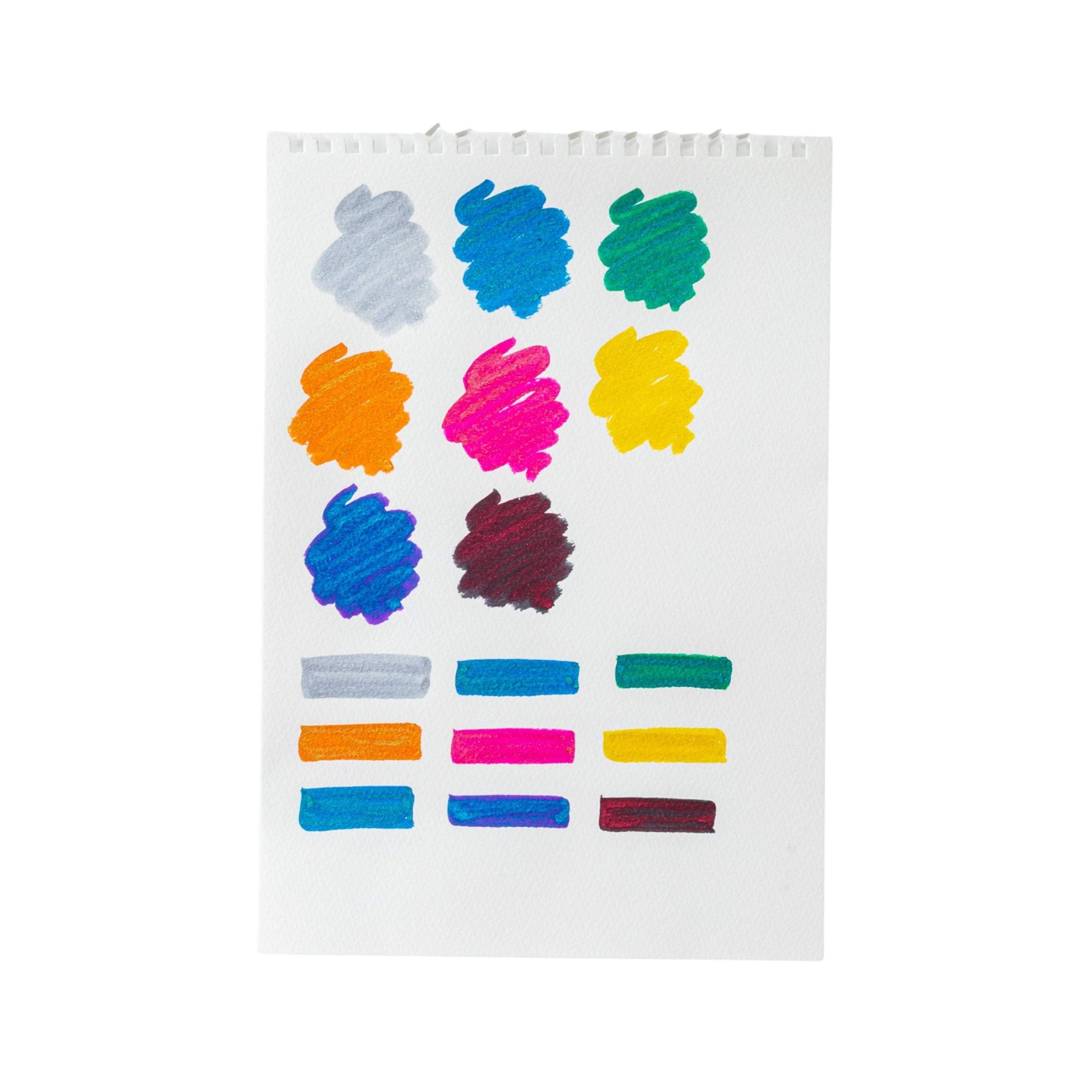 Dual Metallic Brush - 8 Color Set