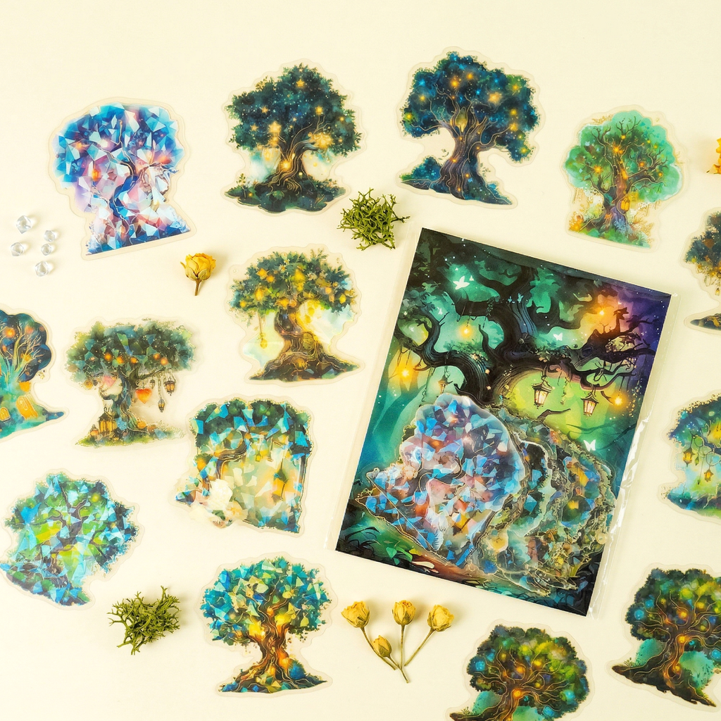 Enchanted Forest Holo Stickers