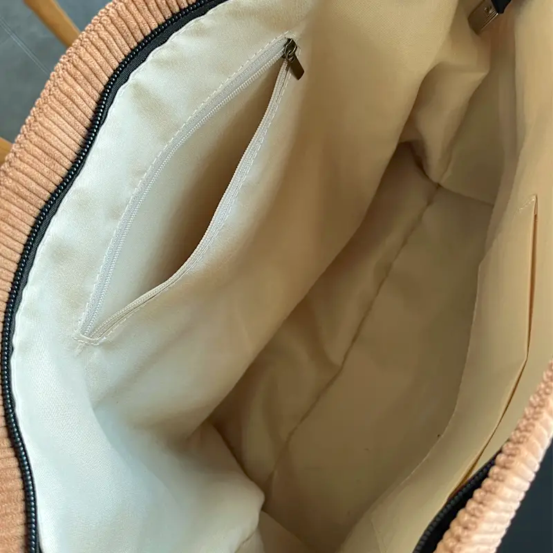 Everyday Corduroy Shoulder Tote