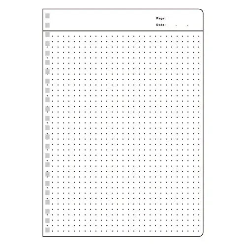F.O.B COOP - Ring A5 (Dotted) Grey 80 sheets
