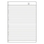 F.O.B COOP - Ring A5 (Ruled) Black 80 sheets